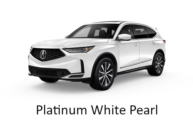 2025 Acura MDX Tech Platinum White Pearl