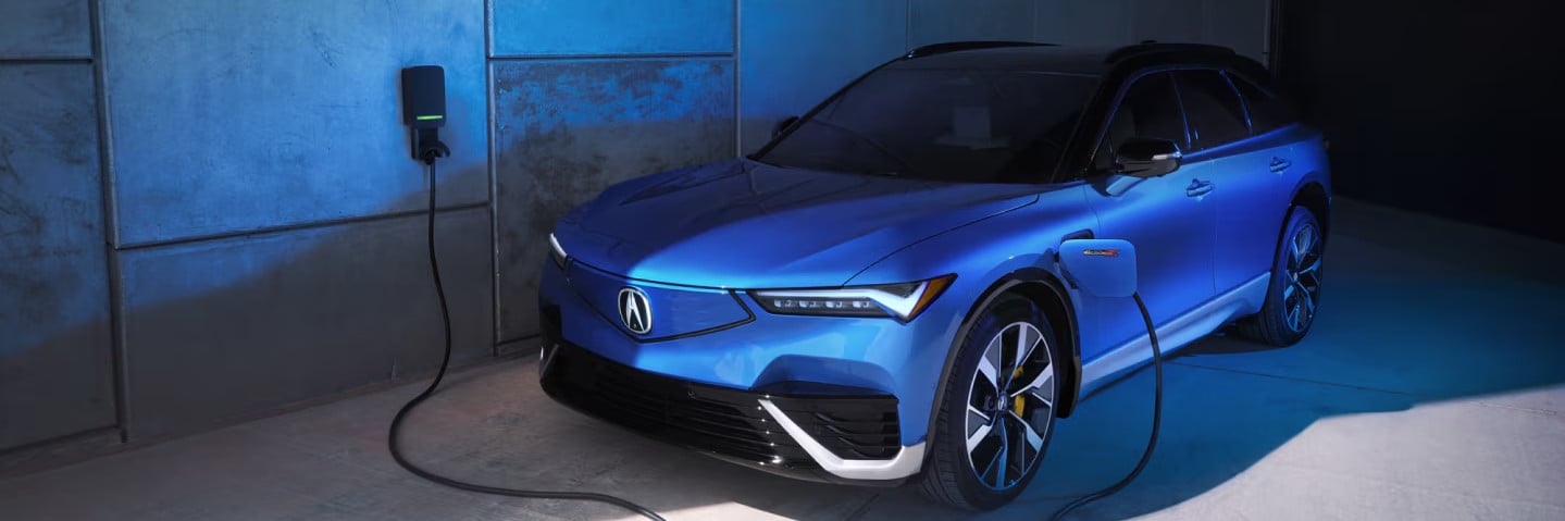 2024 Acura ZDX Exterior Blue Charging