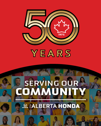 Alberta Honda - 50 Years - Promo Image Alberta Honda - 50 Years - Promo Image