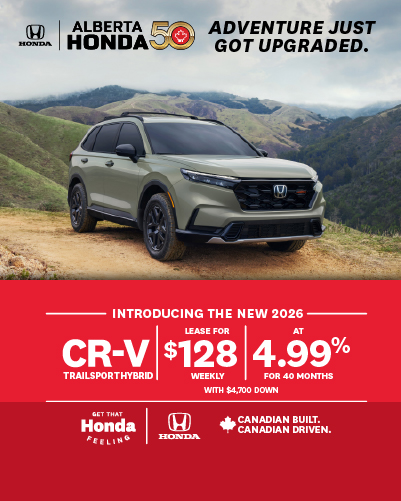 Alberta Honda - Honda CR-V Hybrid - Promo Image Alberta Honda - Honda CR-V Hybrid - Promo Image