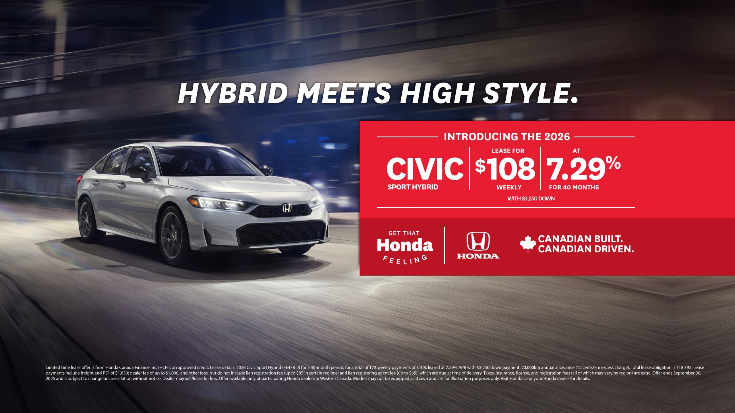 Alberta Honda - Honda Civic Hybrid - Desktop Hero Image Alberta Honda - Honda Civic Hybrid - Desktop Hero Image