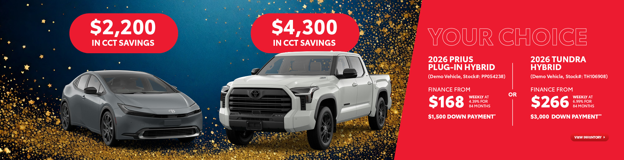 Your Choice Prius Tundra