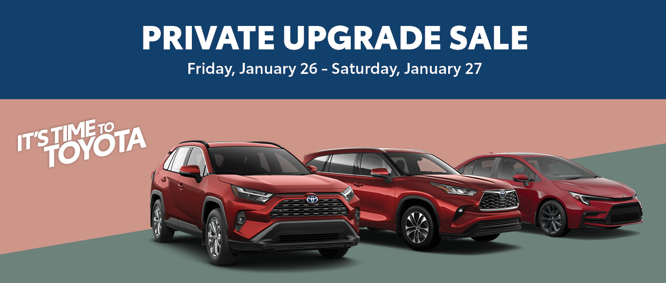Private Upgrade Sale Jim Pattison Toyota on Regent
