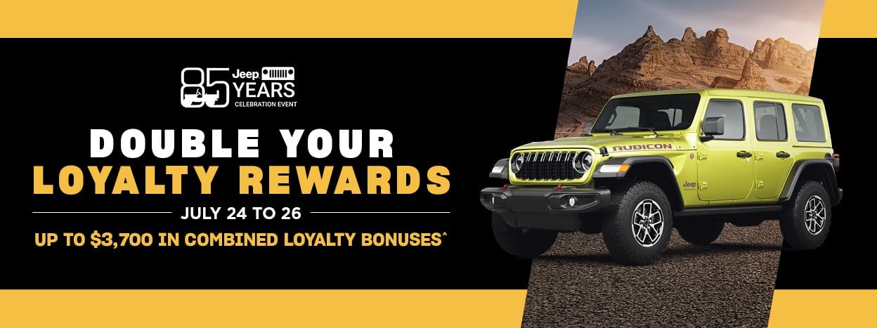 Loyalty Sales Event. July 24 to 26