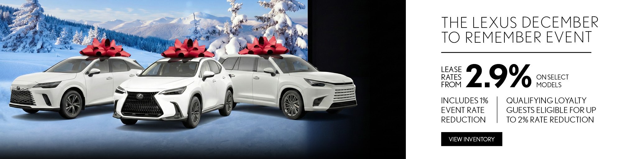 The Lexus December to Remember Event