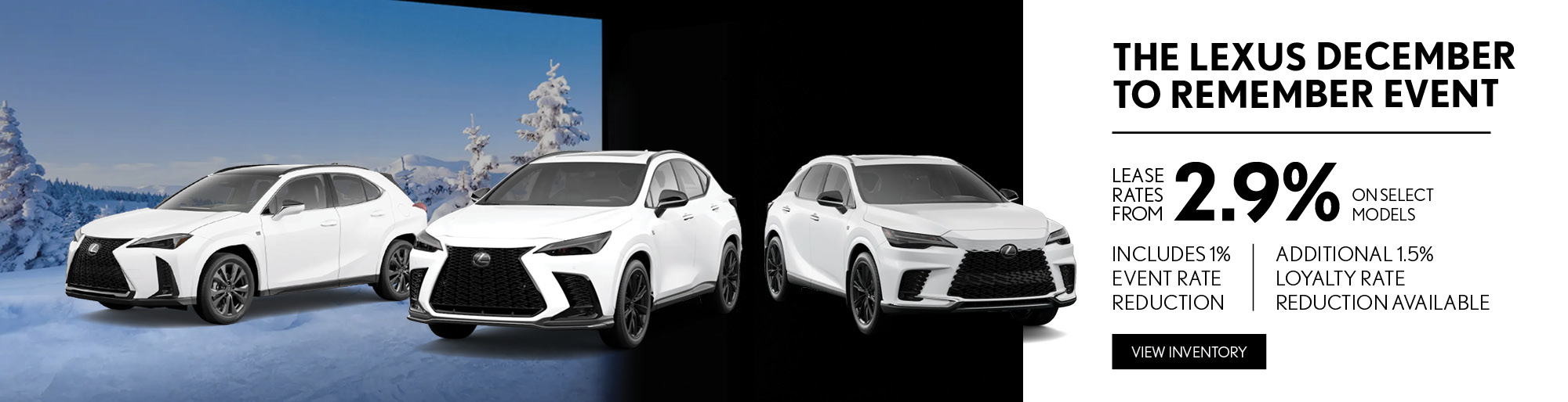 The Lexus December to Remember Event