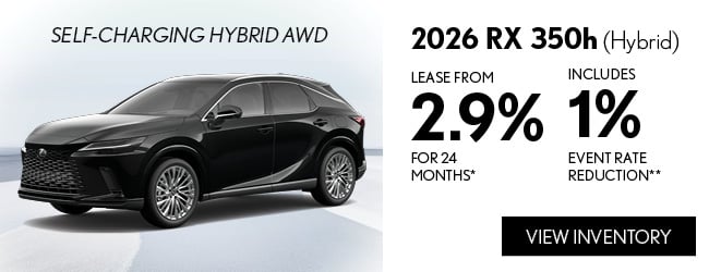 2026 Lexus RX 350h