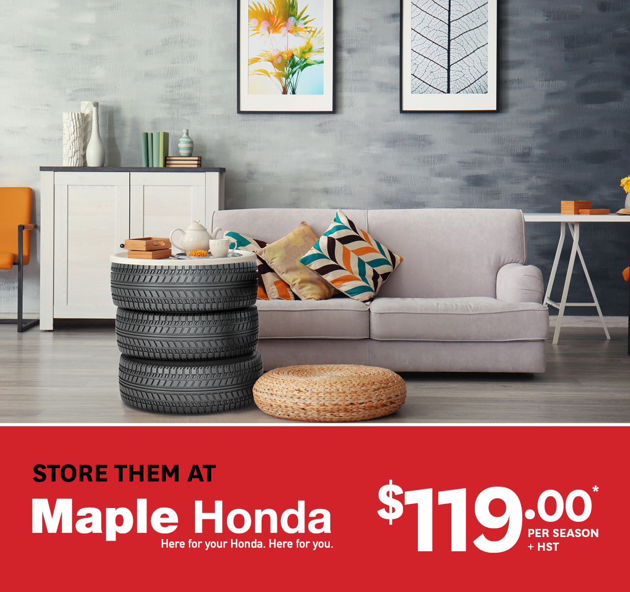 Tire Storage in Maple, Ontario Maple Honda