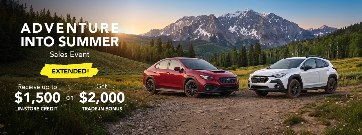 EXTENDED: Adventure Into Summer Sales Event | Jim Pattison Subaru Northshore