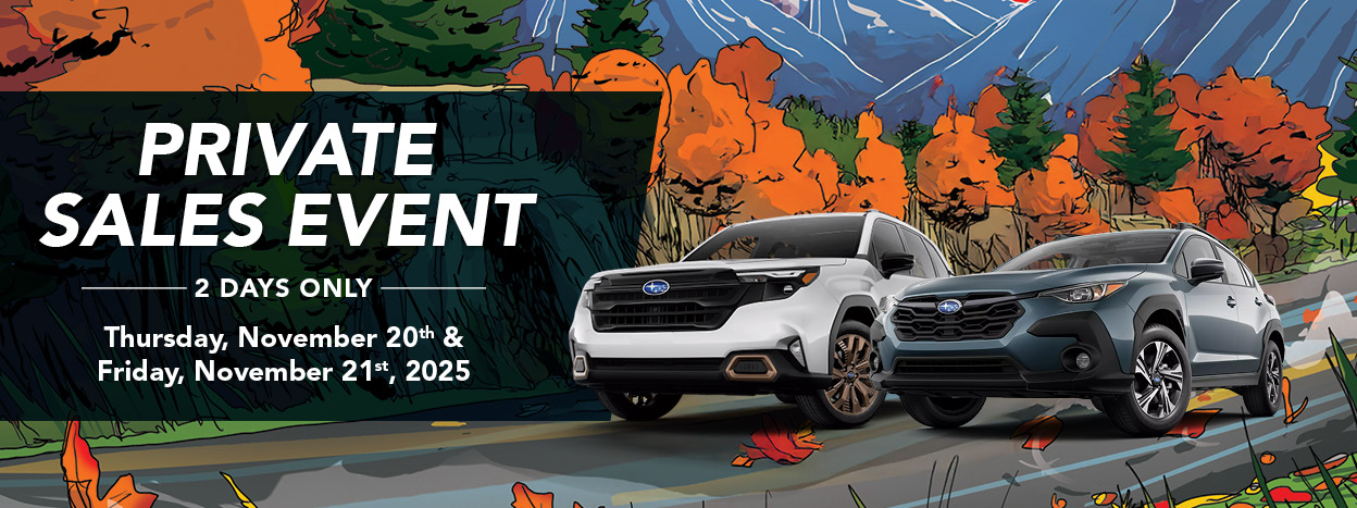Private Sales Event | Jim Pattison Subaru Coquitlam