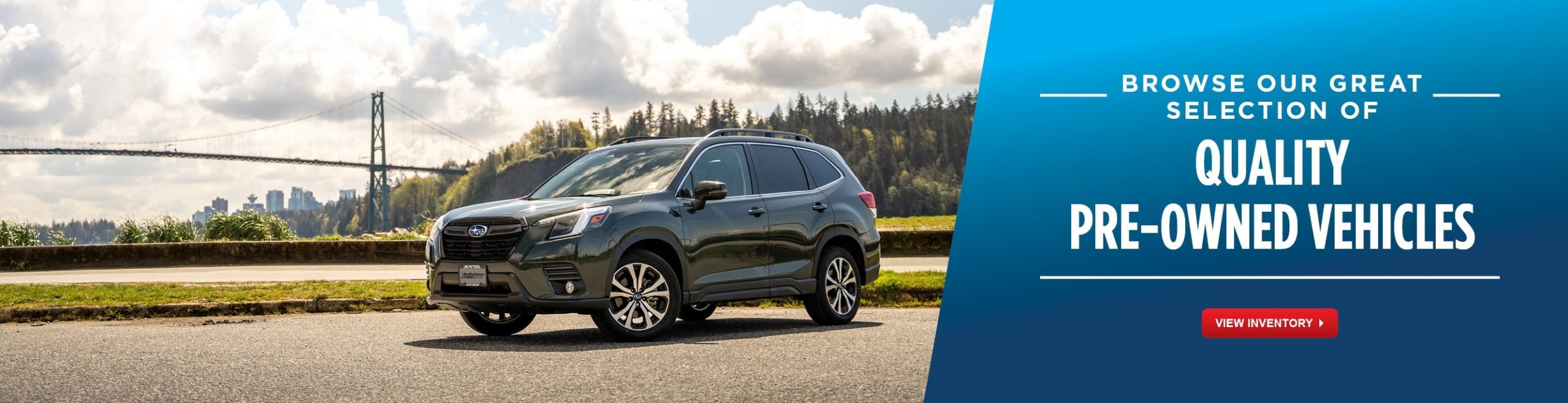 Quality Pre-Owned Vehicles | Jim Pattison Subaru South slider_widget-3-3