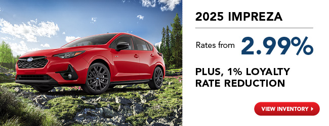 Back to School Sales Event: 2025 Impreza | Jim Pattison Subaru South