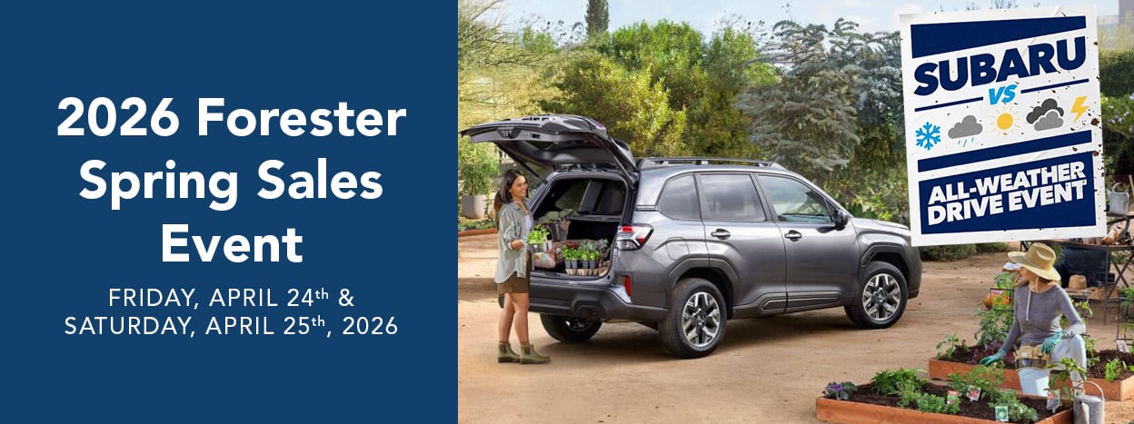 2026 Forester Spring Sales Event | Jim Pattison Subaru on Regent