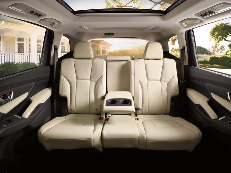 Vue intérieure des sièges arrières du Subaru Ascent 2020