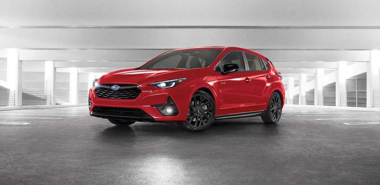 2025 Subaru Impreza Red Front Side