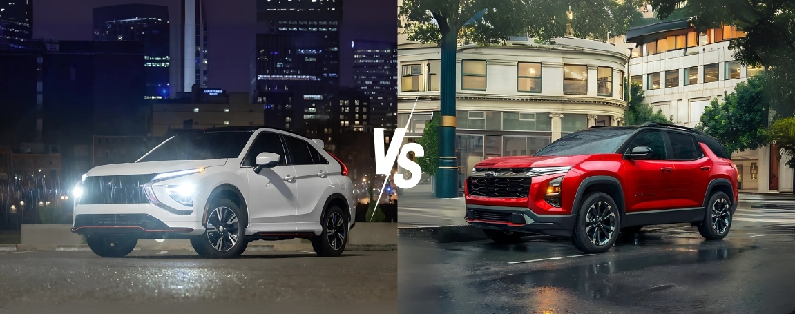 2025 Mitsubishi Eclipse Cross vs 2025 Chevrolet Equinox | MotorHub ...
