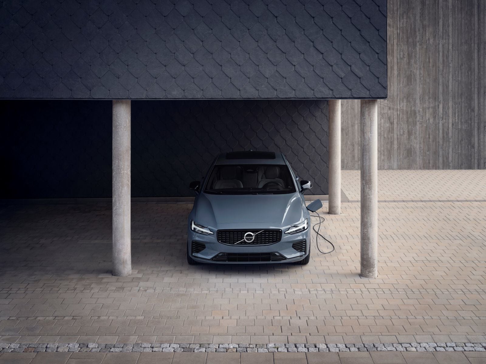 Volvo S60 in a refined grey finish, highlighting modern Scandinavian styling and a confident road presence