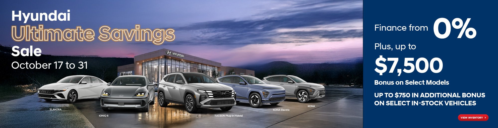 Hyundai Ultimate Savings Sale Hyundai Ultimate Savings Sale