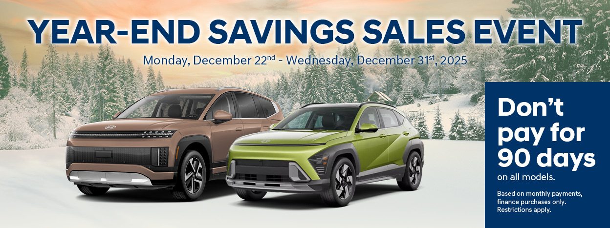 Year-End Savings Sales Event | Jim Pattison Hyundai Coquitlam