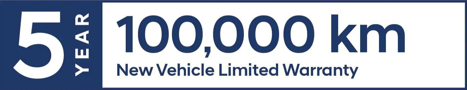 5 year/100,000 km warranty New Vehicle Limited Coverage