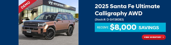 2025 Santa Fe Ultimate Calligraphy AWD (Stock #: D-SH136083)