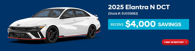 2025 Elantra N DCT (Stock #: SU035692)