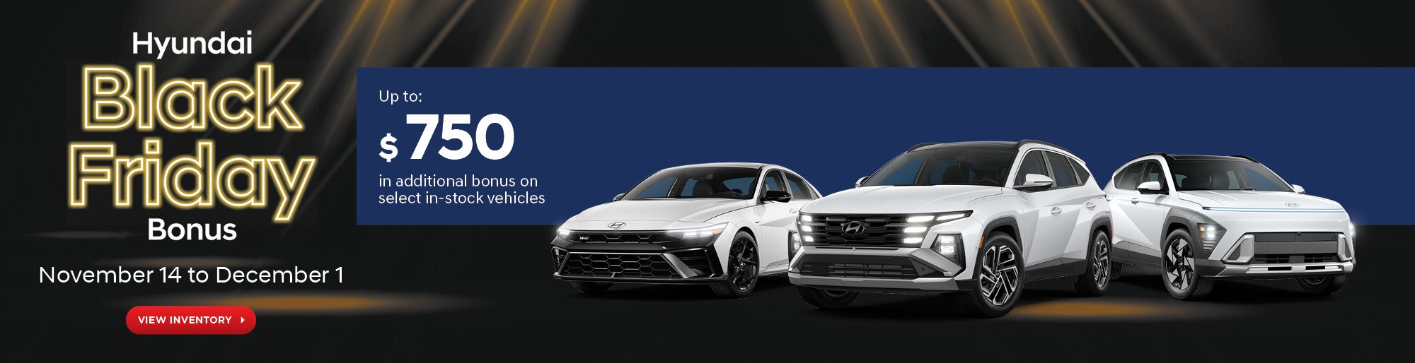 Hyundai Black Friday Bonus